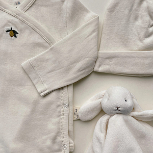 Подарочный набор для новорожденных Konges Slojd "Maternity Off White", кремовый